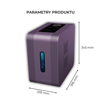 Inhalator wodoru FUN-HYD900 + okulary wodorowe CA-E10